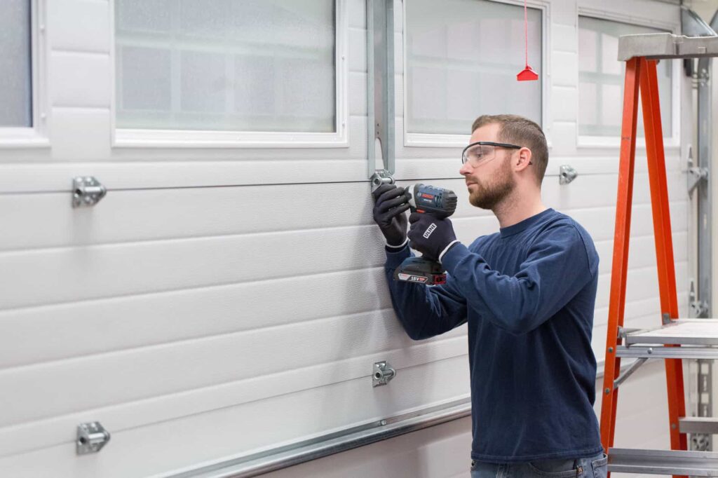 Garage door roller repair